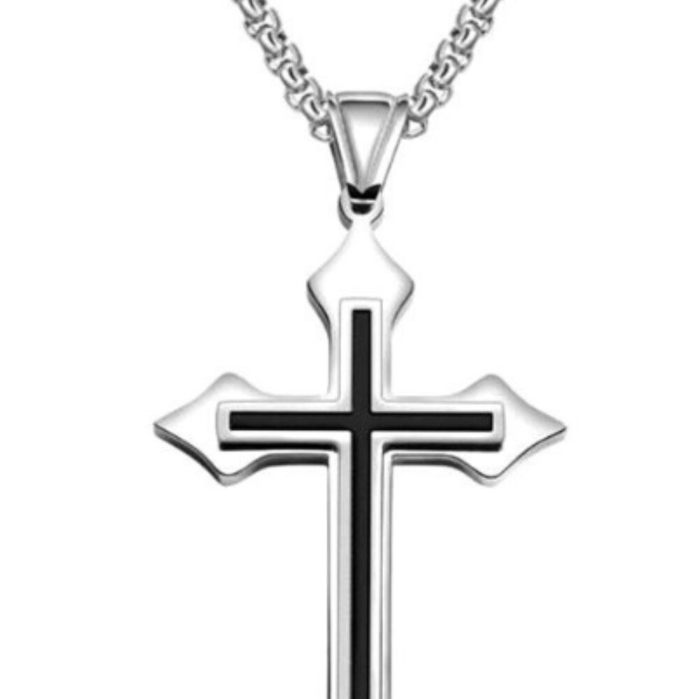 Men's Cross Pendant Necklace